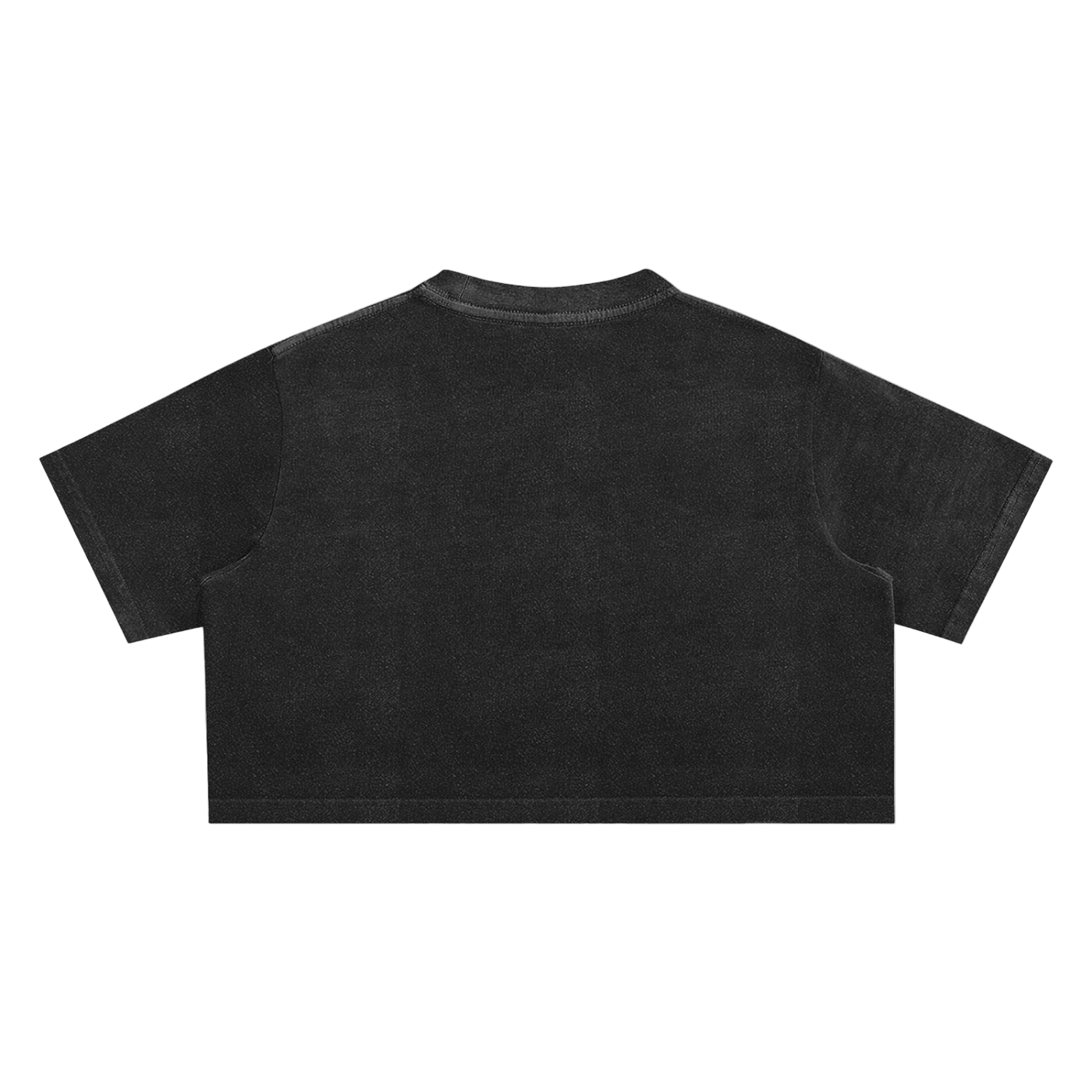 Pretty Girls Are Always Eepy - Acid Wash Crop Top
