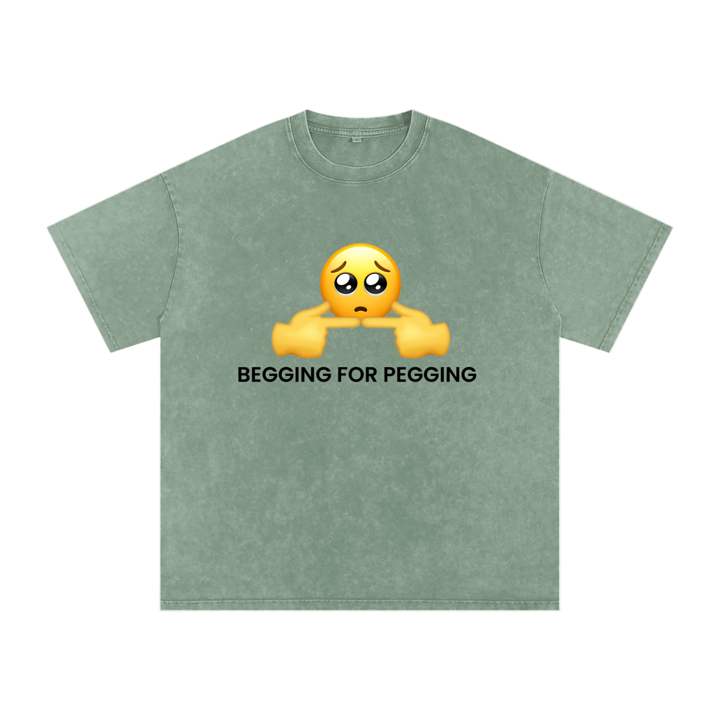 Begging for Pegging - Acid Wash Tee