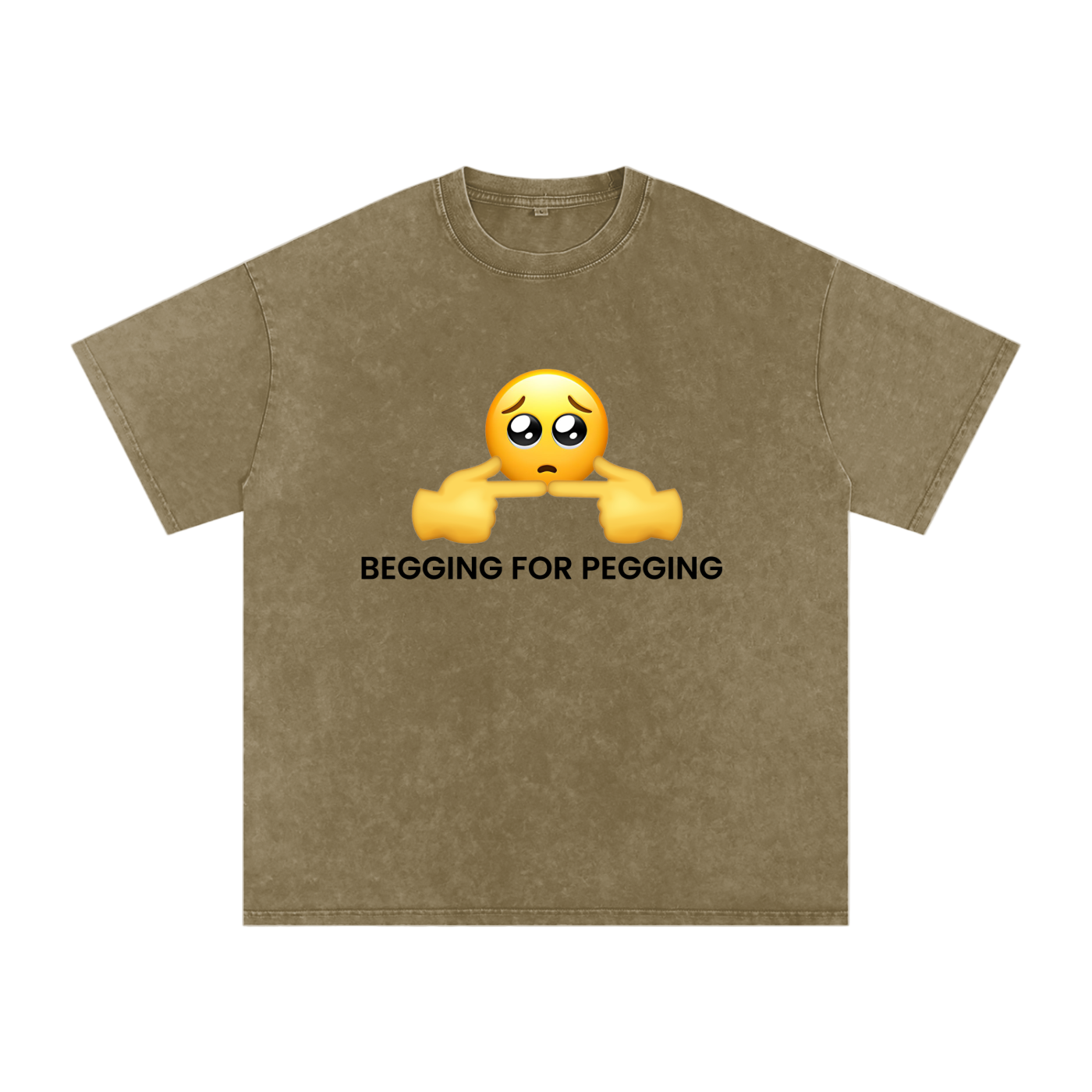 Begging for Pegging - Acid Wash Tee