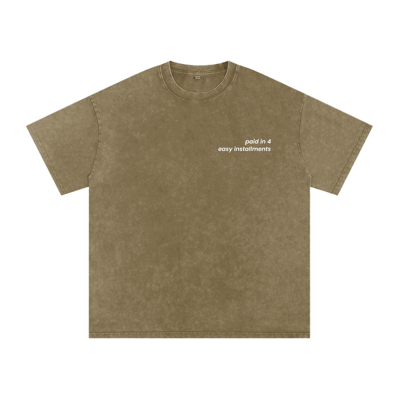 Paid in 4 Easy Installments - Acid Wash Tee