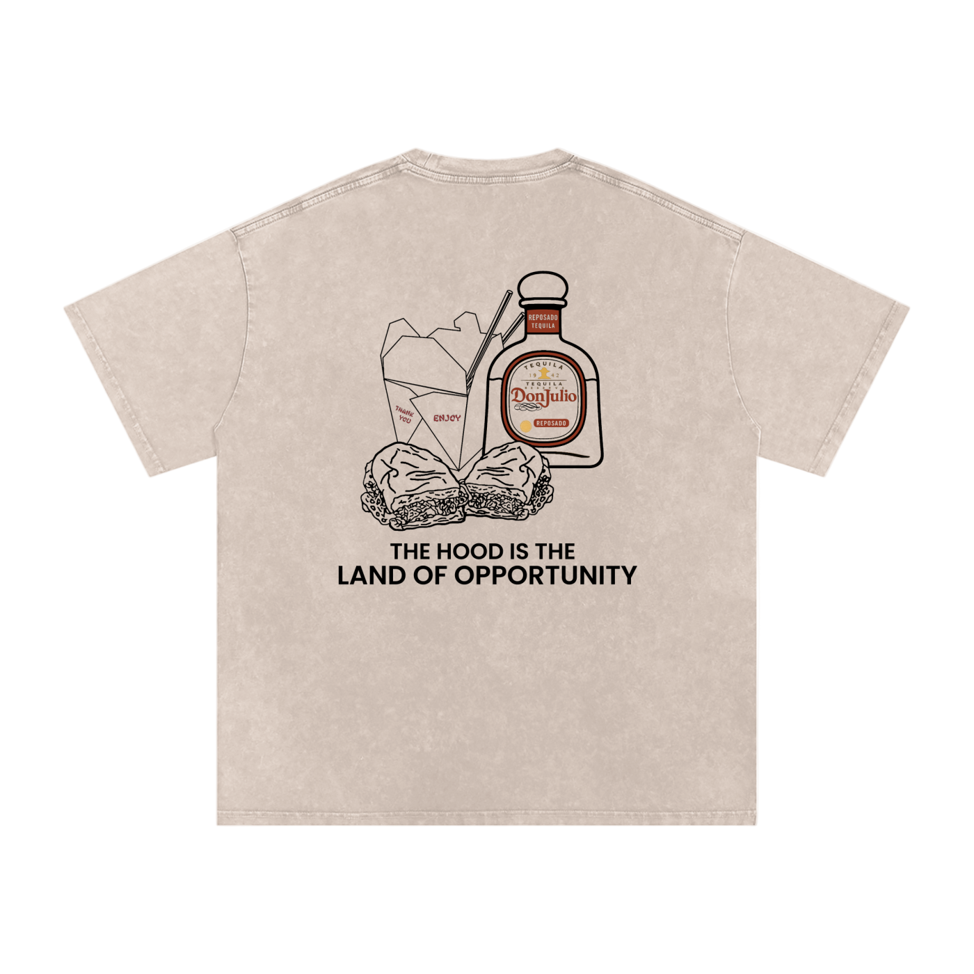 Land of Opportunity - Acid Wash Tee