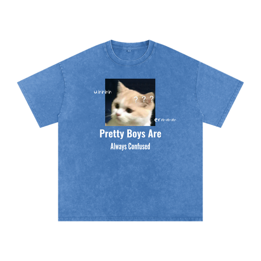 Pretty Boys Are Always Confused - Acid Wash Tee