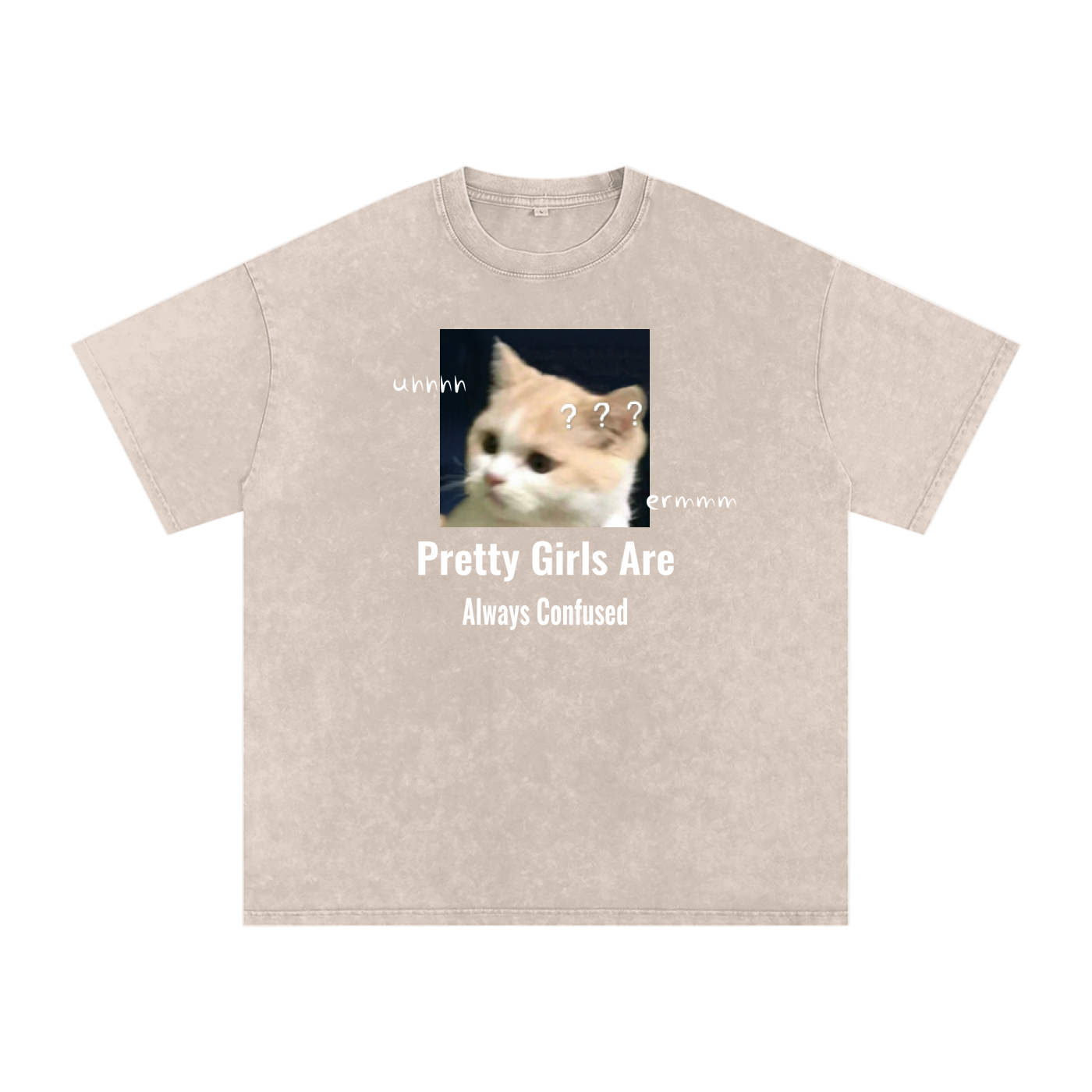 Pretty Girls Are Always Confused - Acid Wash Tee [USA]