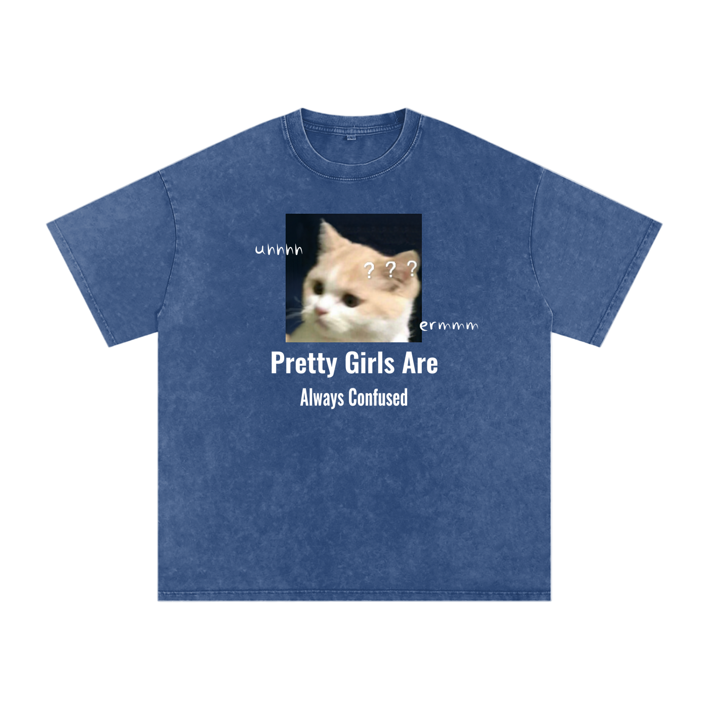 Pretty Girls Are Always Confused - Acid Wash Tee [USA]