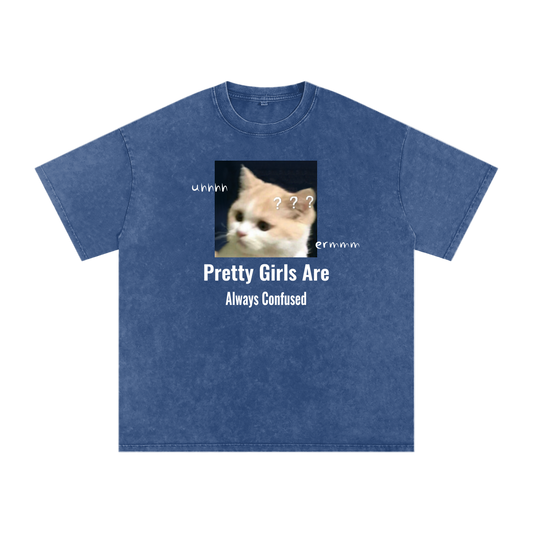 Pretty Boys Are Always Confused - Acid Wash Tee [USA]