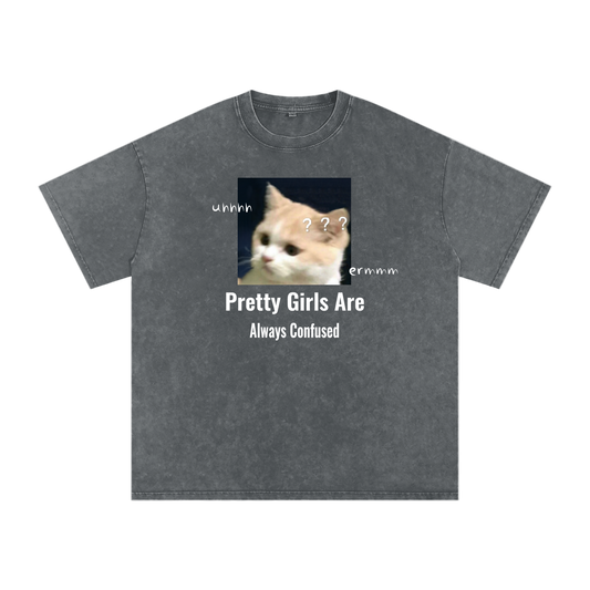 Pretty Boys Are Always Confused - Acid Wash Tee [USA]