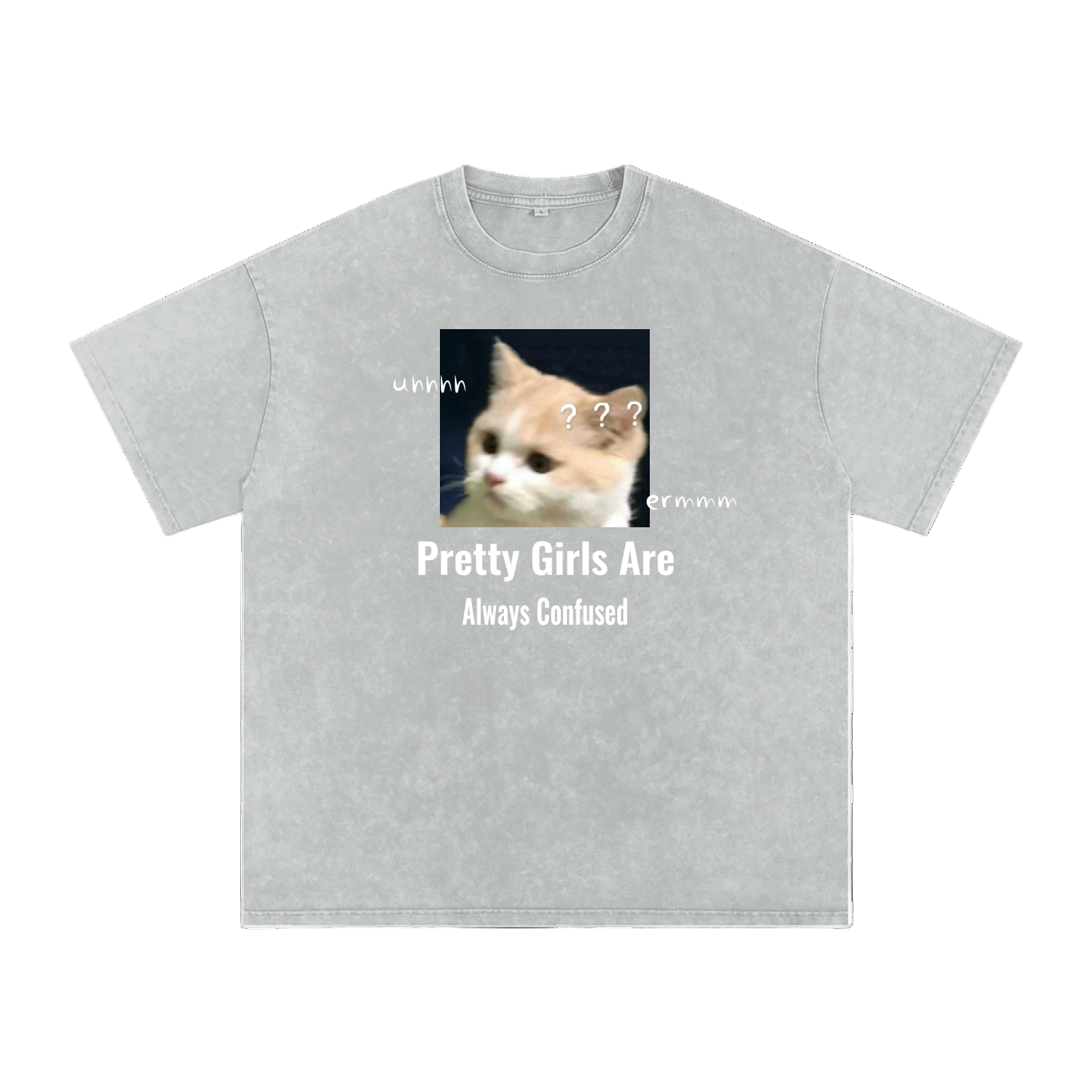 Pretty Girls Are Always Confused - Acid Wash Tee [USA]