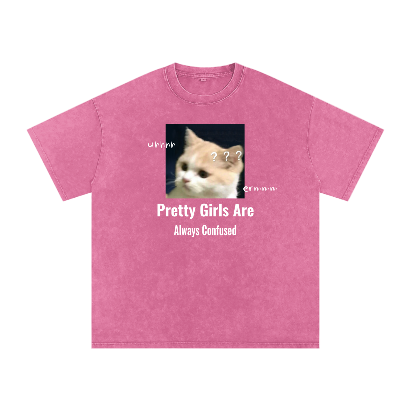 Pretty Girls Are Always Confused - Acid Wash Tee [USA]