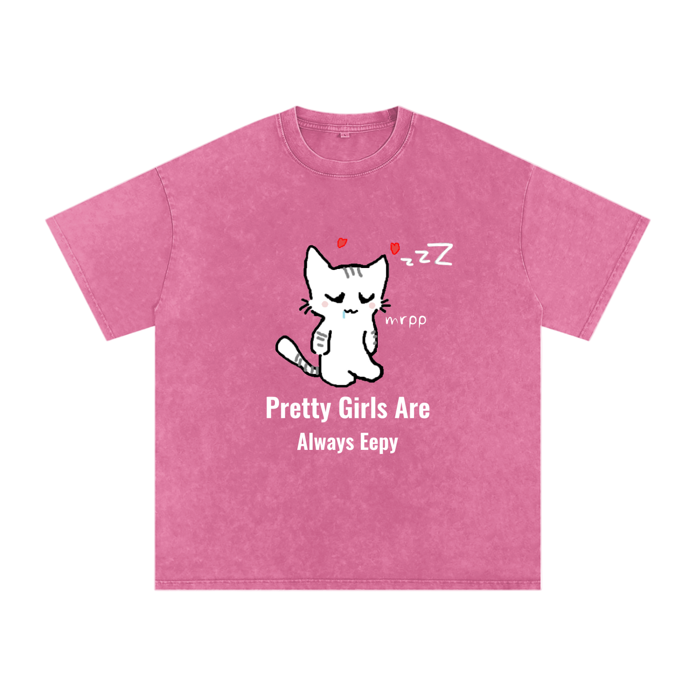 Pretty Girls Are Always Eepy - Acid Wash Tee [USA]