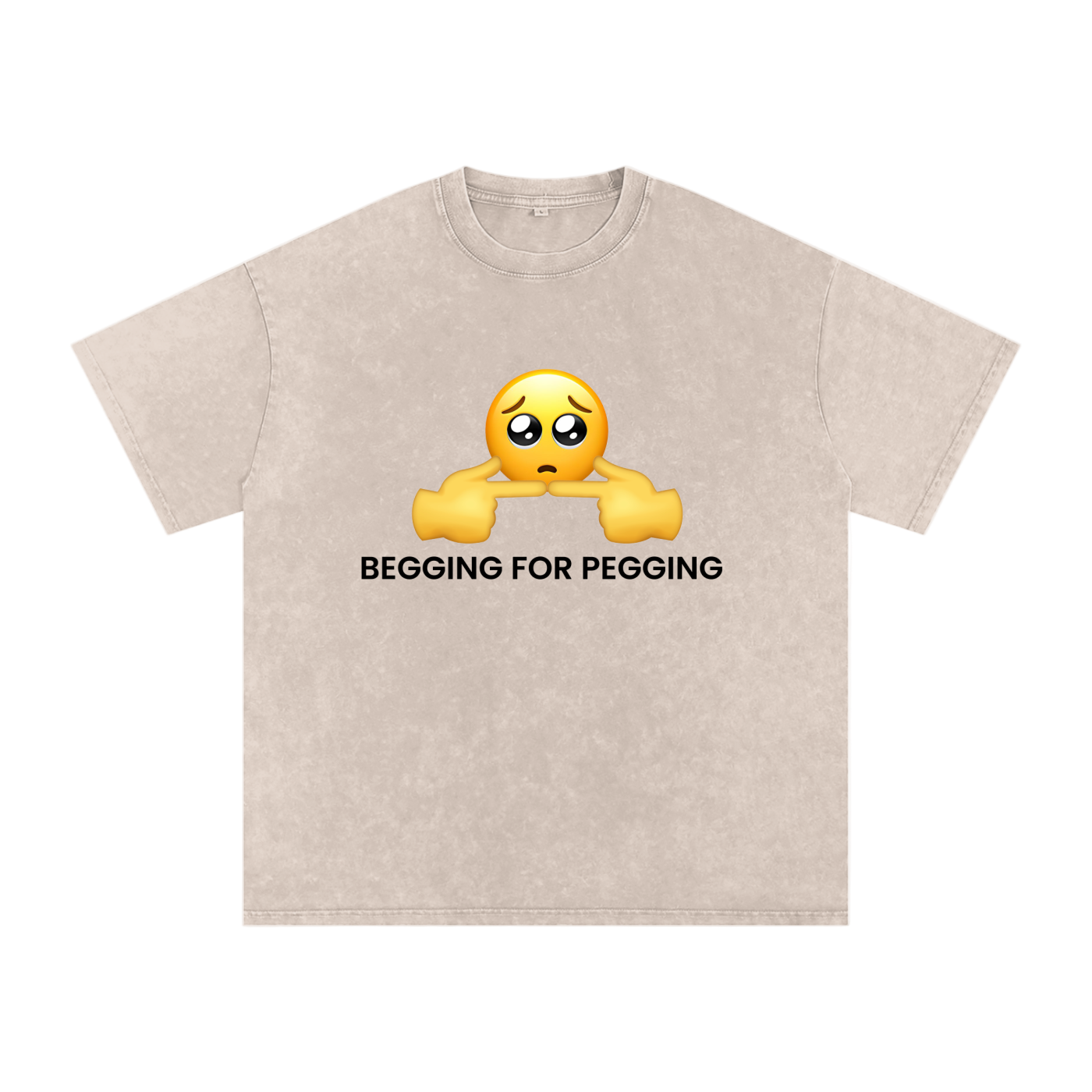 Begging for Pegging - Acid Wash Tee
