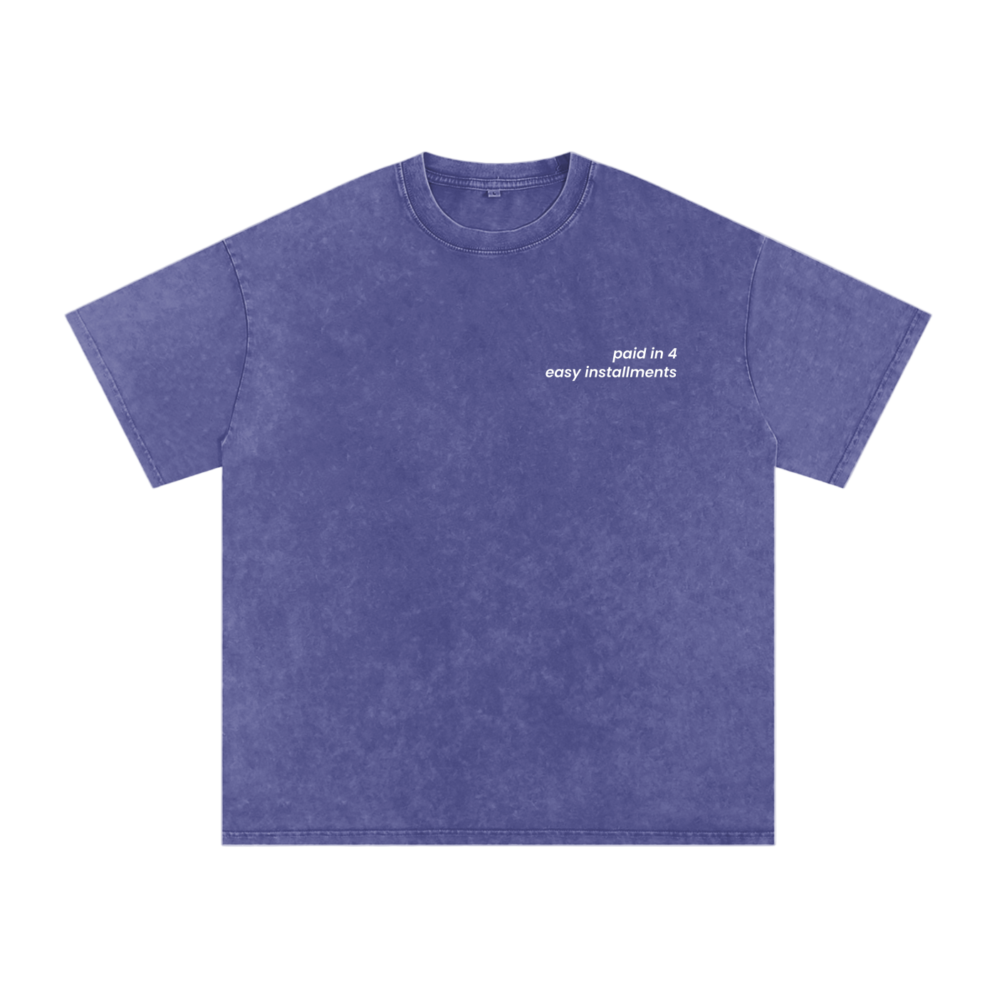 Paid in 4 Easy Installments - Acid Wash Tee