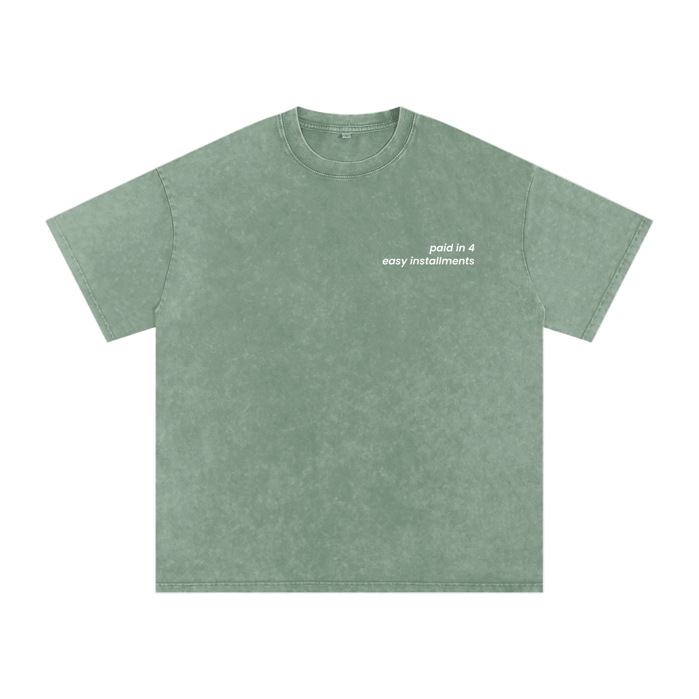 Paid in 4 Easy Installments - Acid Wash Tee