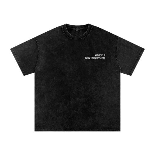 Paid in 4 Easy Installments - Acid Wash Tee