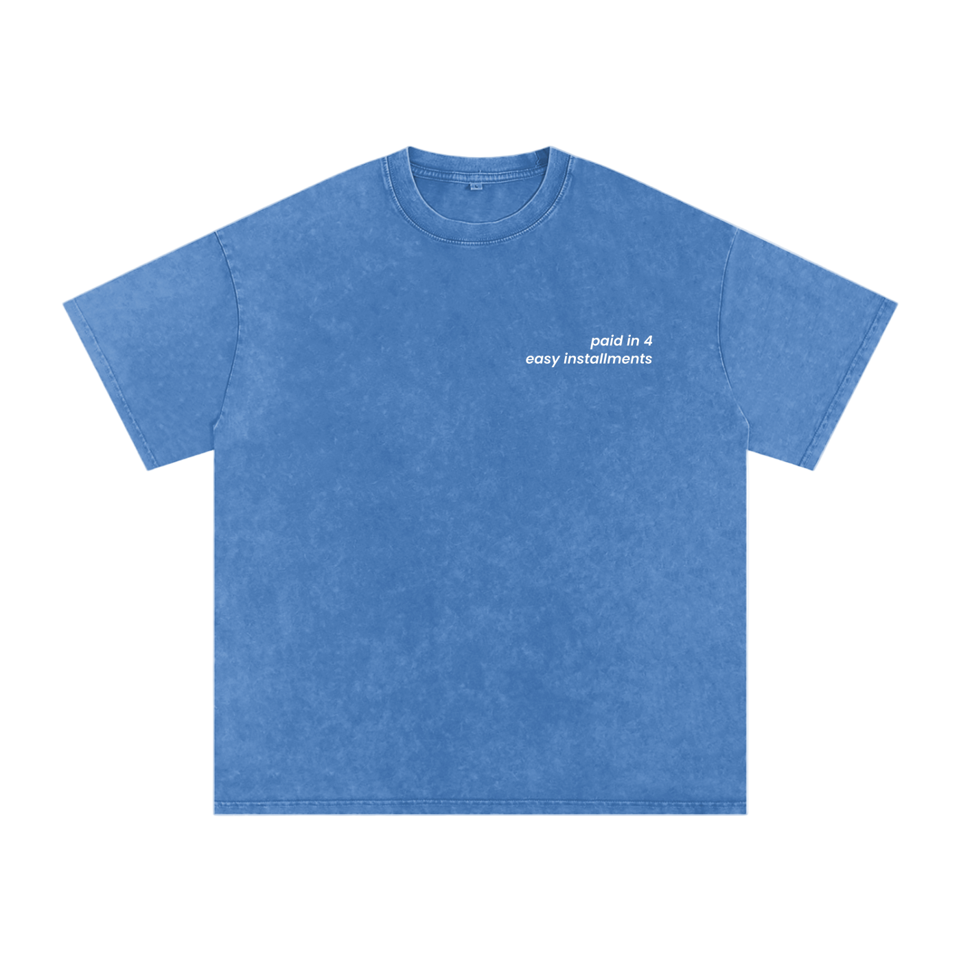 Paid in 4 Easy Installments - Acid Wash Tee