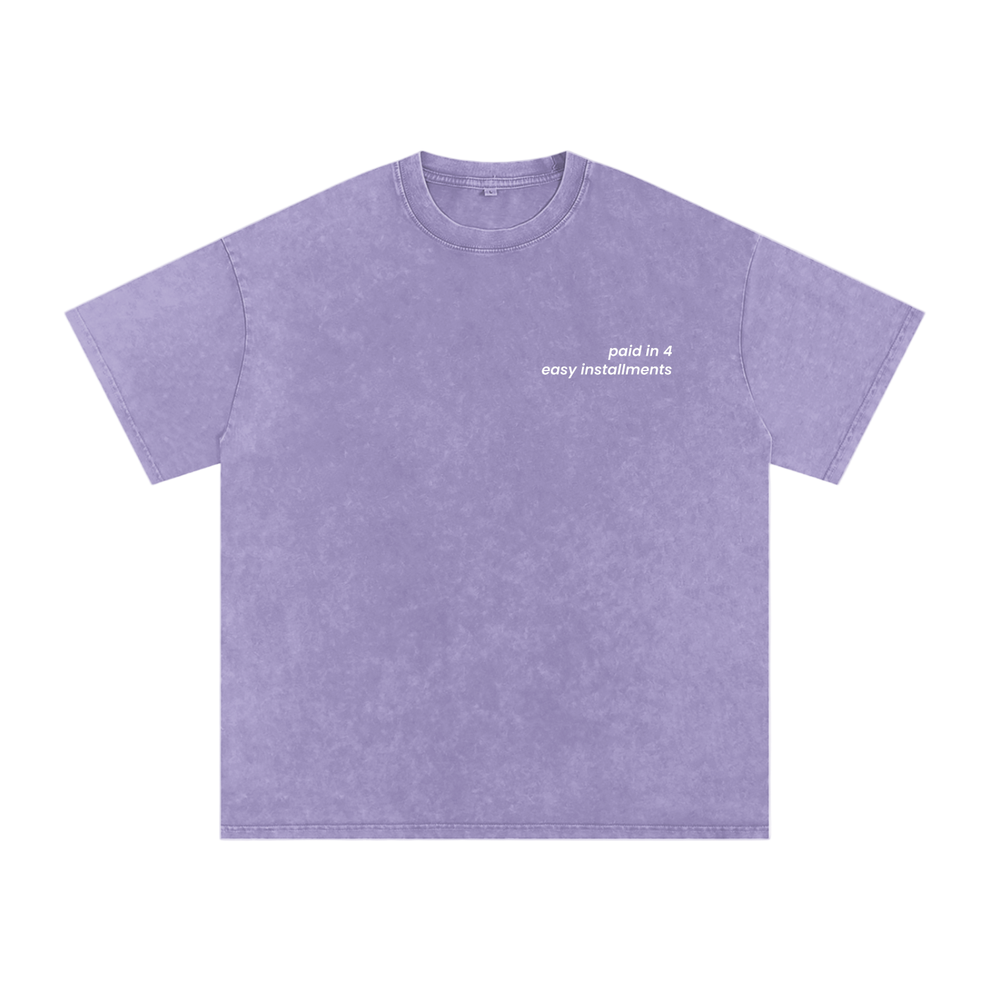Paid in 4 Easy Installments - Acid Wash Tee