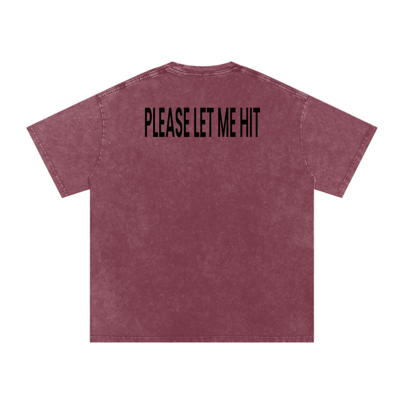 Please Let Me Hit - Acid Wash Tee